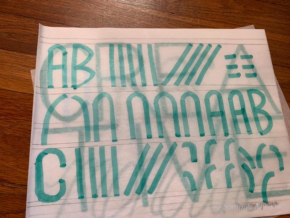 Envelope Lettering - image 2 - student project