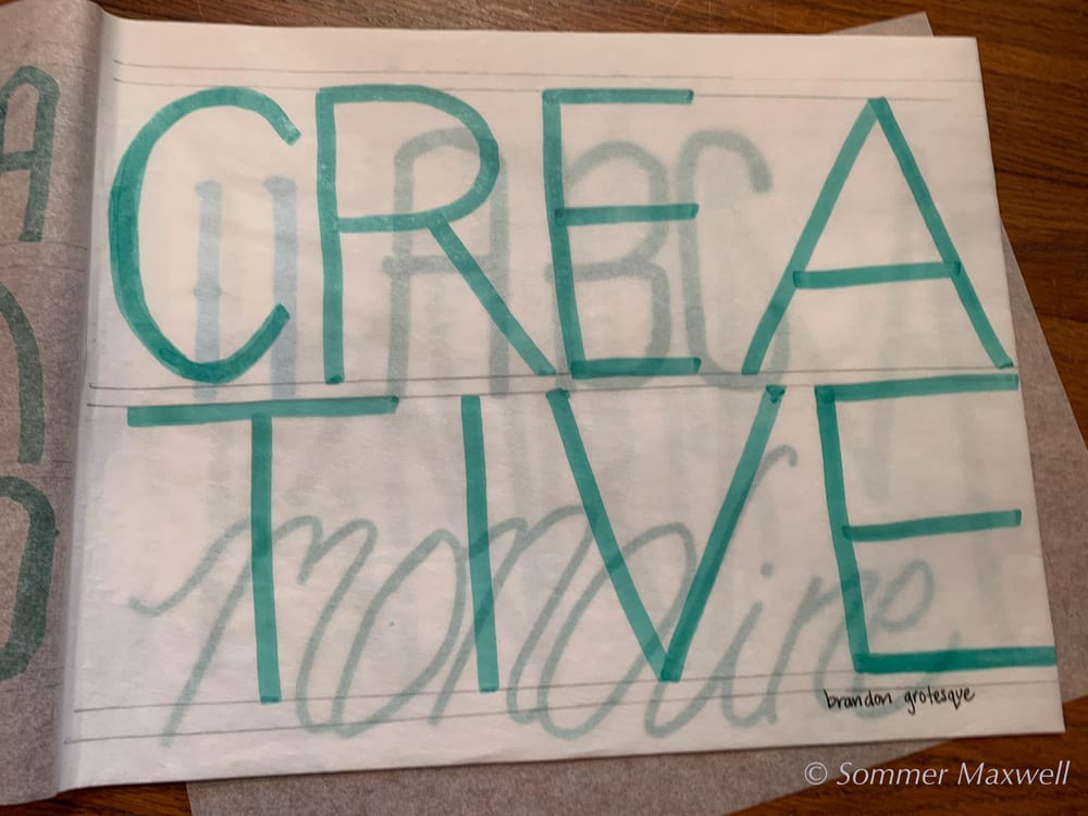 Envelope Lettering - image 3 - student project
