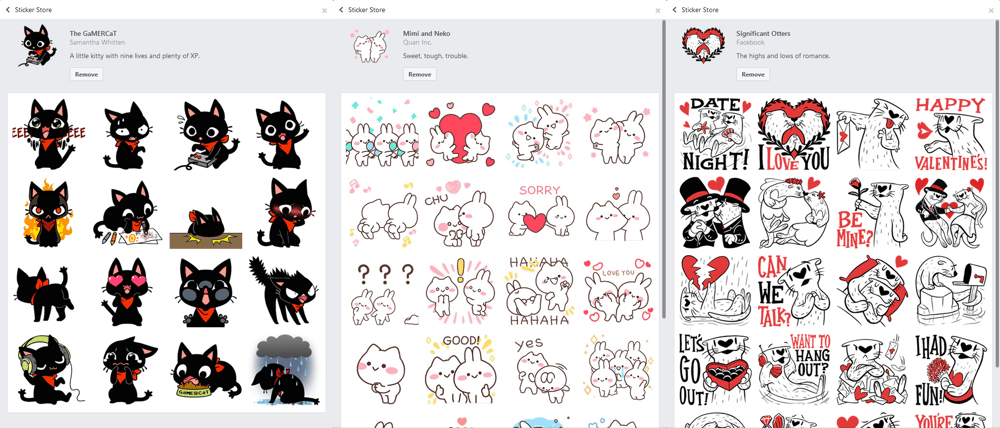 Custom Chat Stickers - image 2 - student project