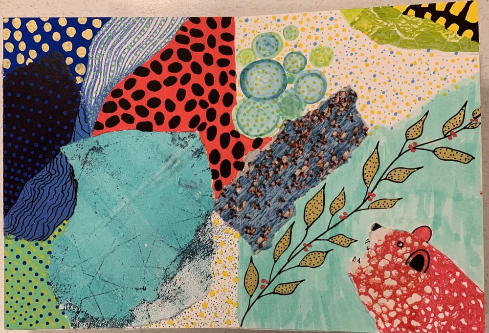 Mixed Media Collage Sketchbook - image 1 - student project