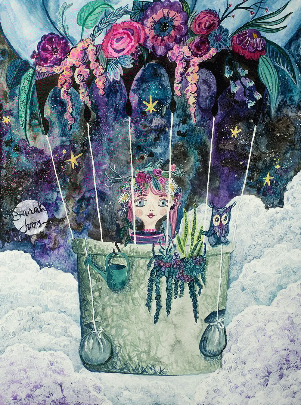 Floating florals - image 5 - student project