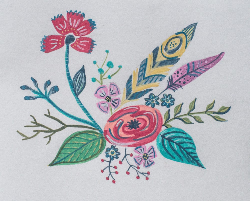 Floating florals - image 4 - student project