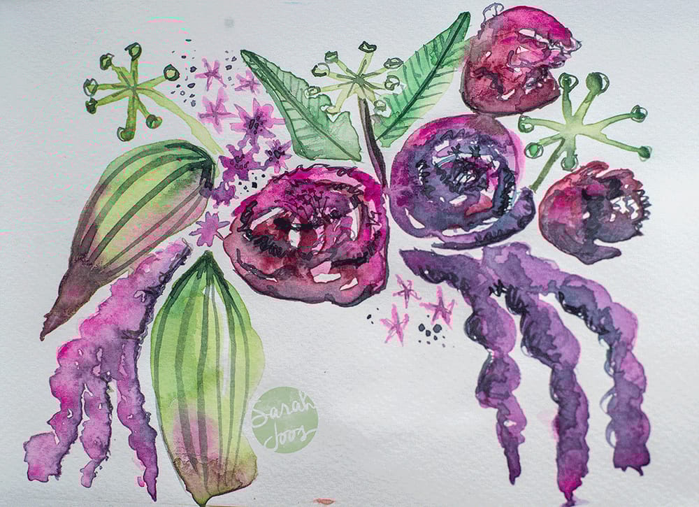 Floating florals - image 3 - student project