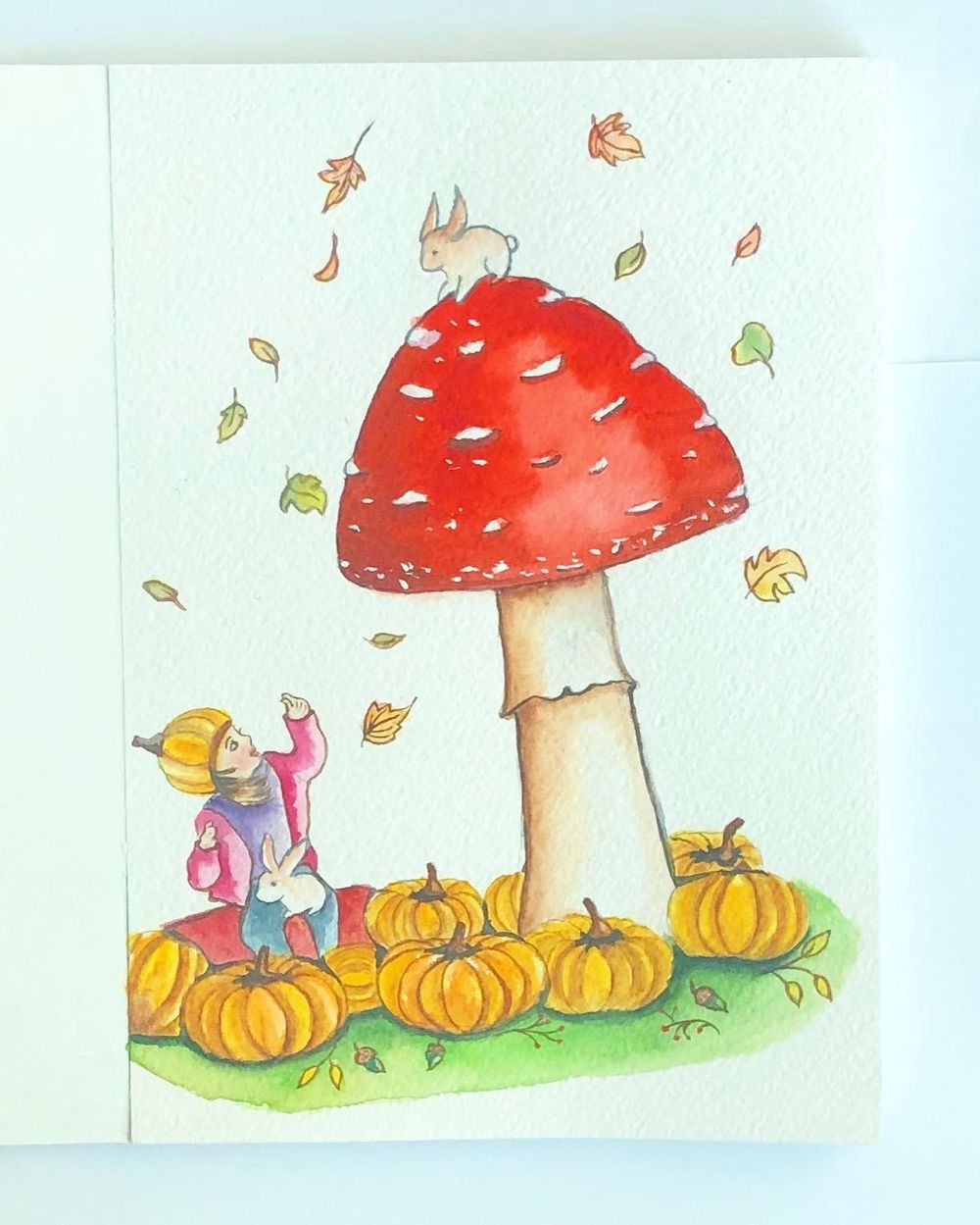 Autumn in watercolour - image 1 - student project