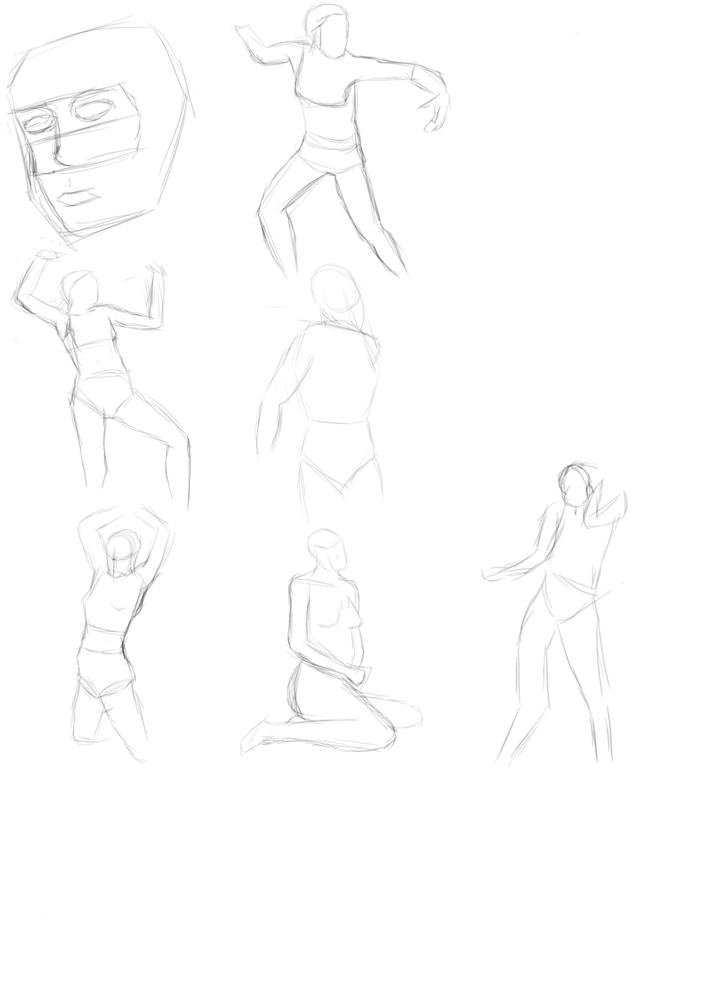 Timed drawings Skillshare Student Project