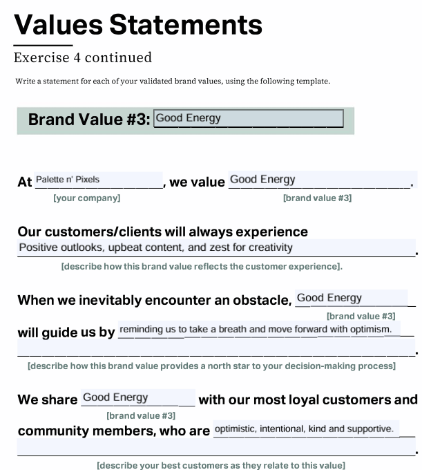 Build a Resilient Brand Part 2 - image 7 - student project