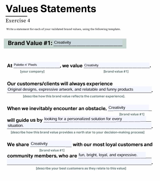 Build a Resilient Brand Part 2 - image 5 - student project