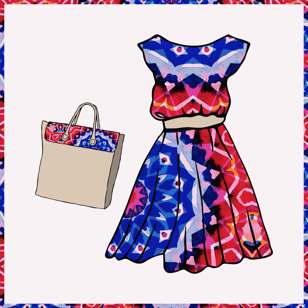 Mandala Skirt & Shirt - image 1 - student project