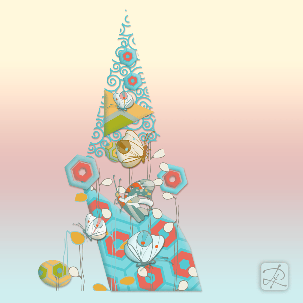 Flight of Fancy Mandala - image 1 - student project