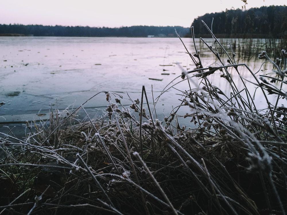 frozen lake at sunrise - image 9 - student project