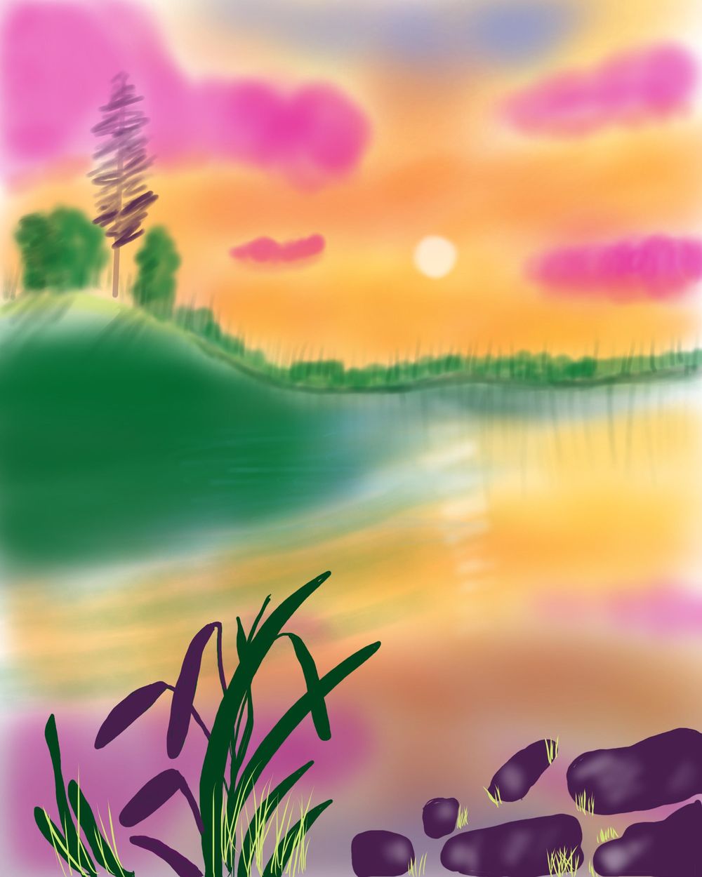 Surrealist water scene - image 1 - student project