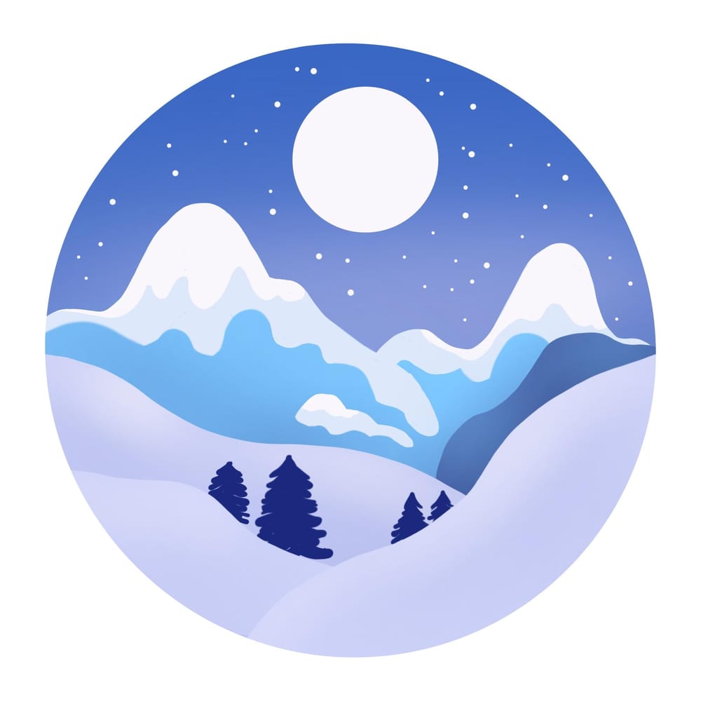 Fun winter illustration - image 1 - student project