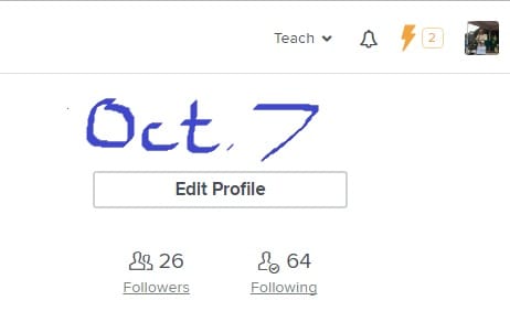 My October Followers Challenge - image 1 - student project