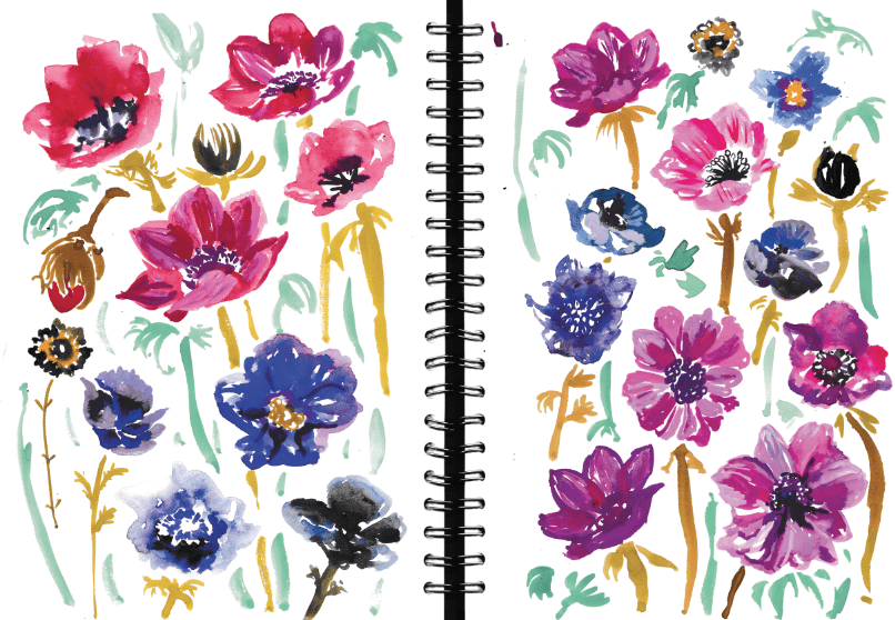 5 flowers - image 1 - student project
