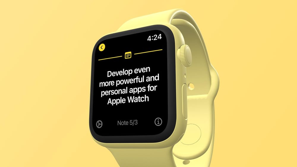 I created a note-taking app with SwiftUI for Apple Watch - image 2 - student project