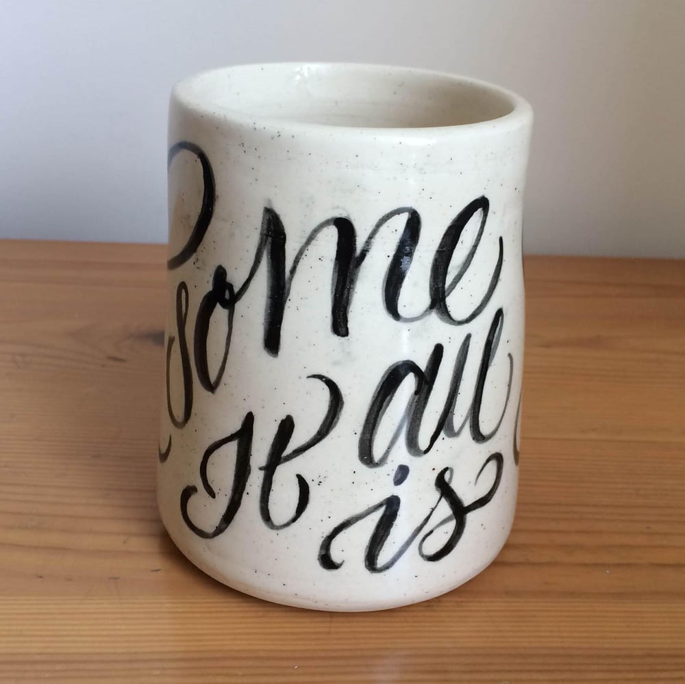Lettered Pottery - image 13 - student project