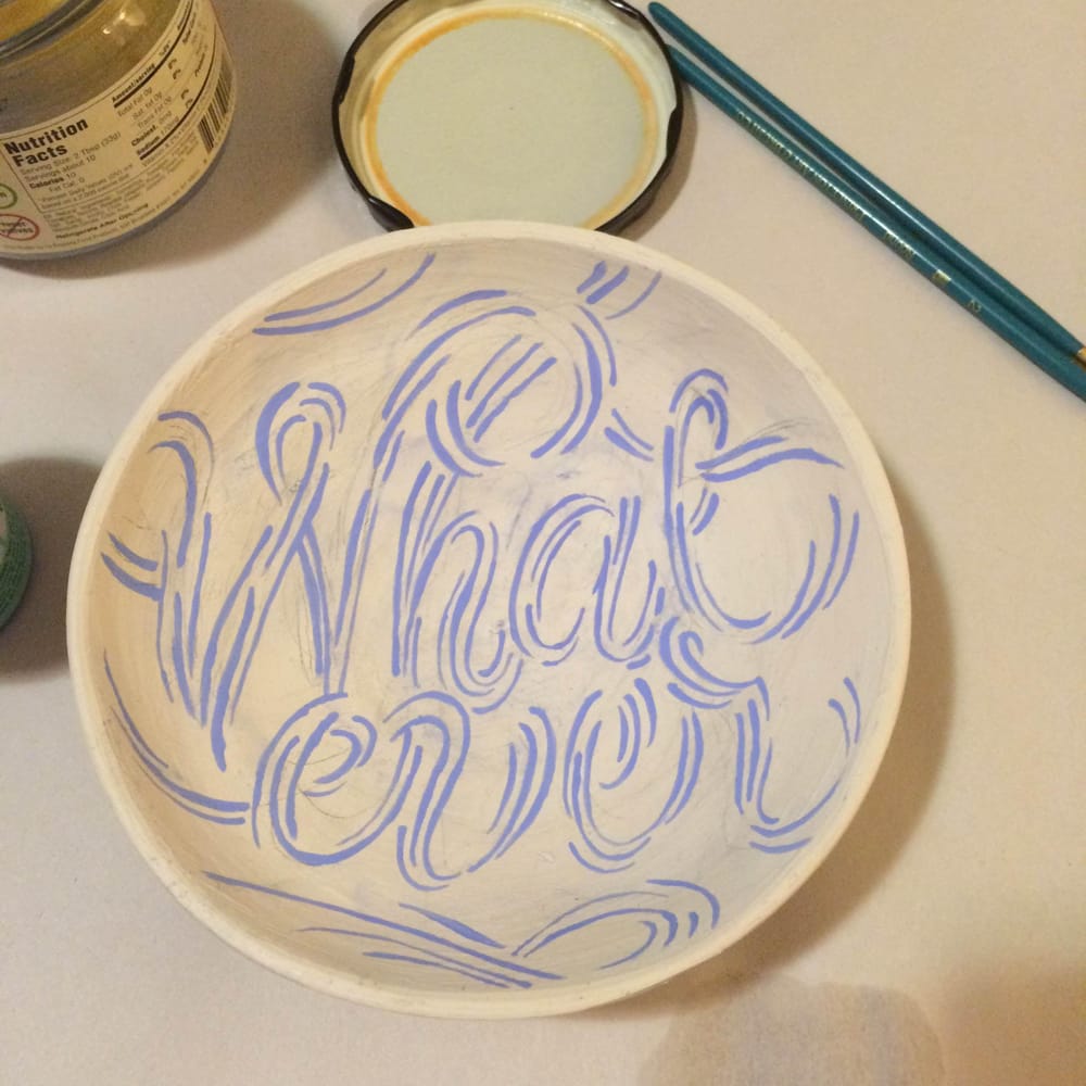 Lettered Pottery - image 7 - student project