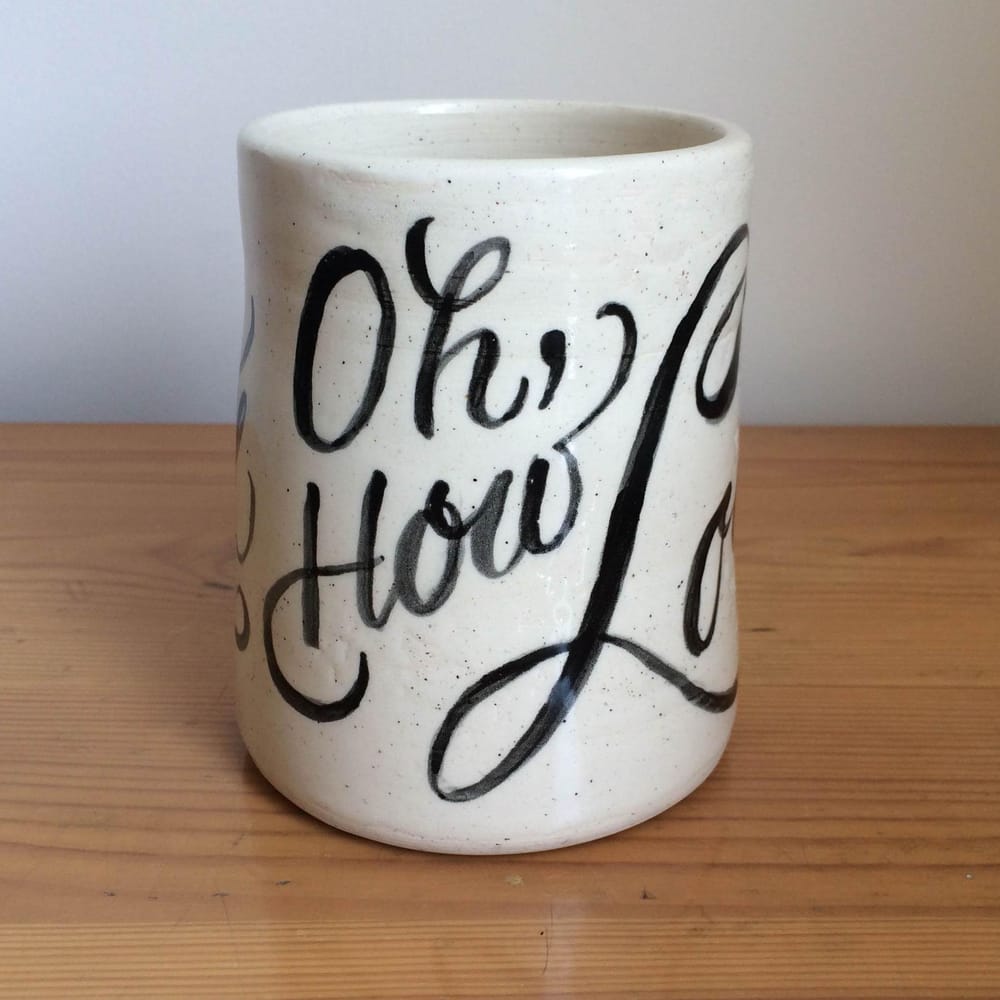 Lettered Pottery - image 10 - student project