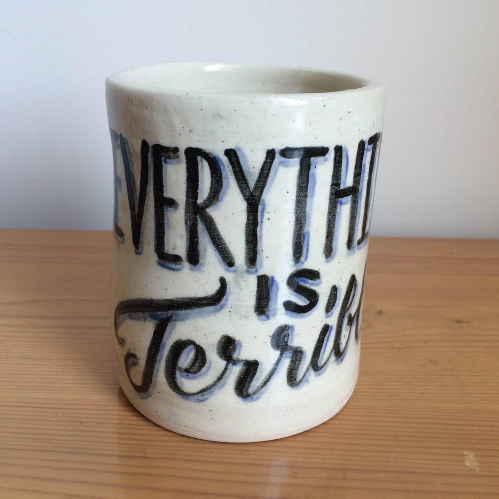 Lettered Pottery - image 4 - student project