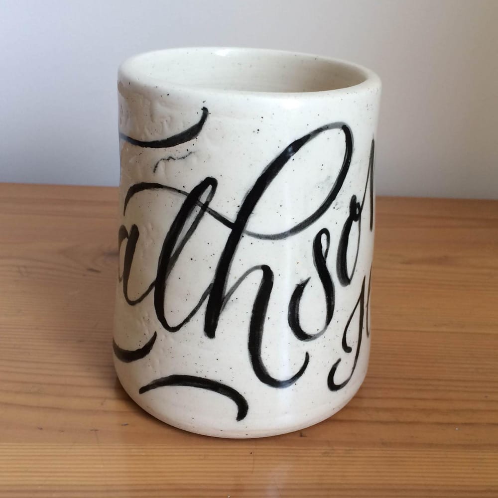 Lettered Pottery - image 12 - student project