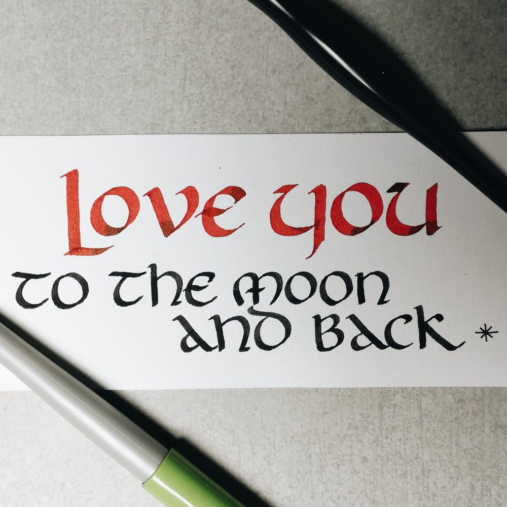 Uncial Practice - image 2 - student project