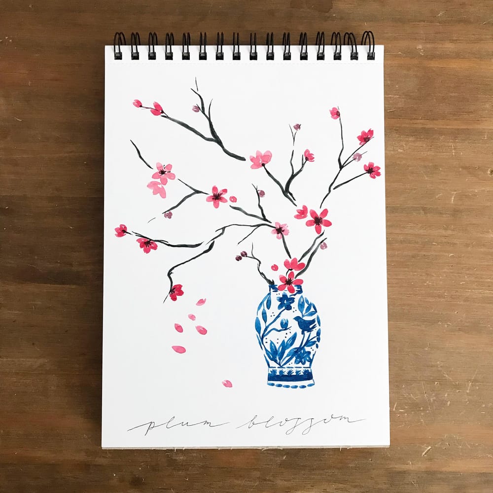 Spring blossom, 3 ways - image 2 - student project