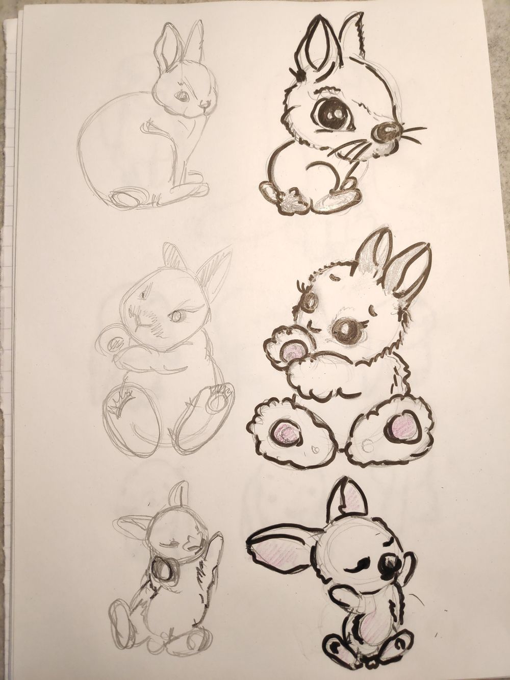 Stylized bunnies - image 1 - student project