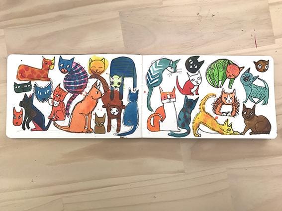 sketch book...cats and kittens - image 1 - student project
