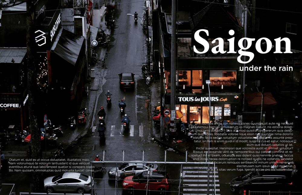 Saigon Under The Rain - image 1 - student project