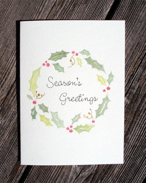 Watercolor Wreaths - image 3 - student project