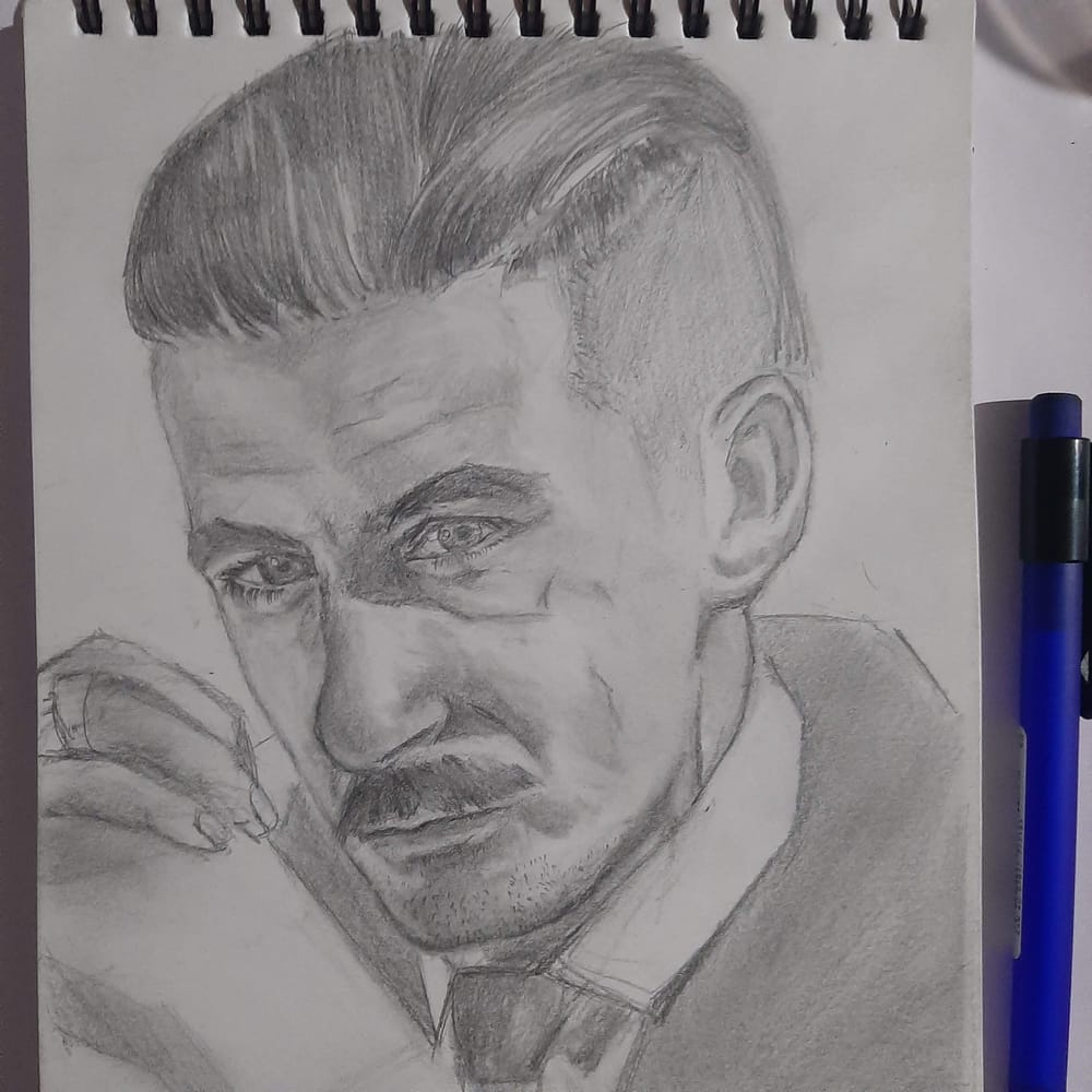 Pencil drawing (mechanical pencil 0.7 2B) - image 1 - student project