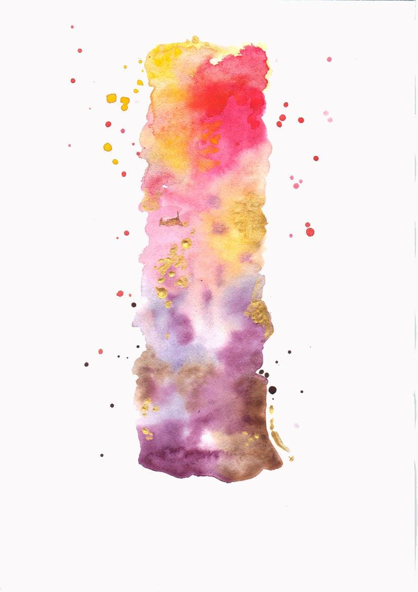 Creating my Boho Watercolor project! :) - image 1 - student project