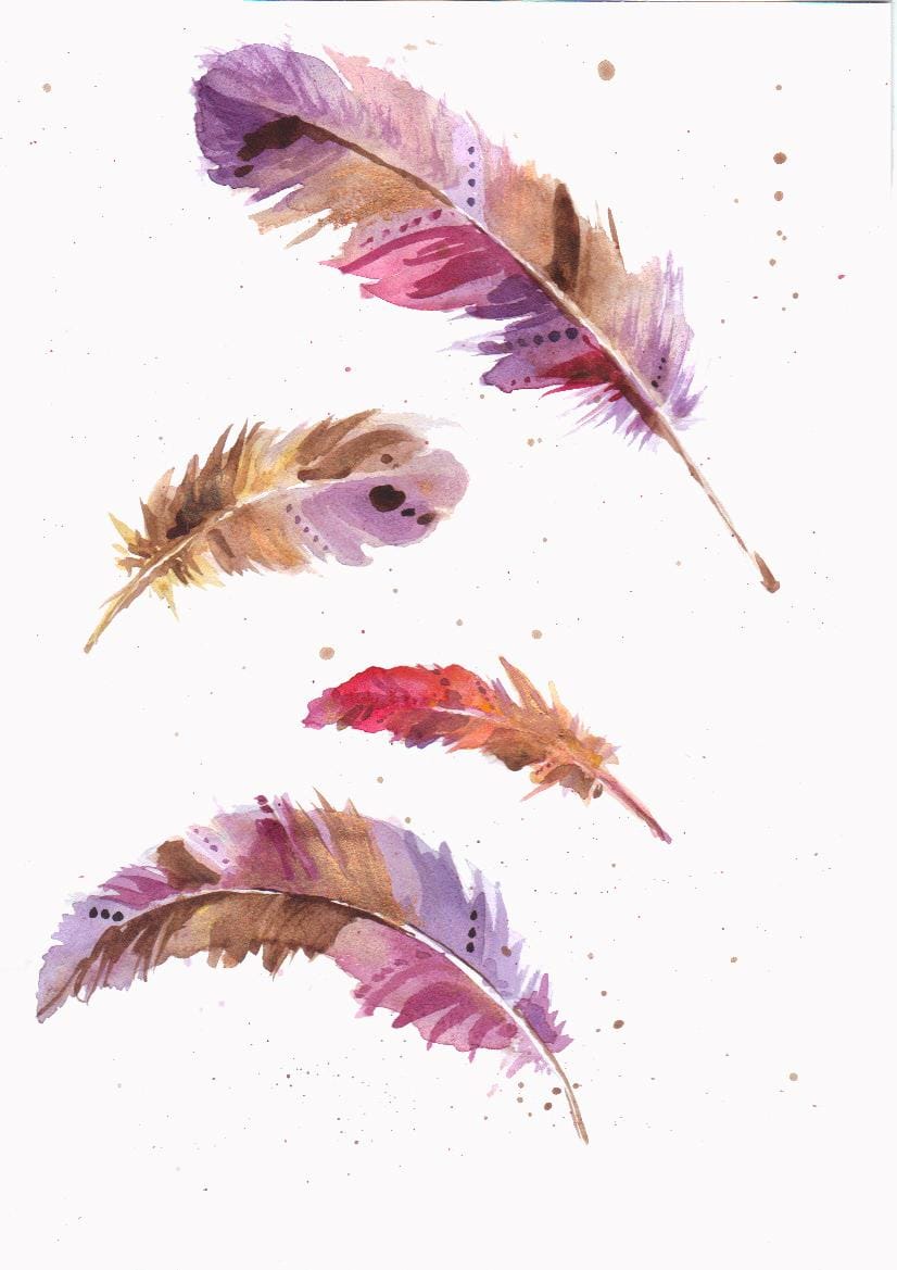 Creating my Boho Watercolor project! :) - image 3 - student project