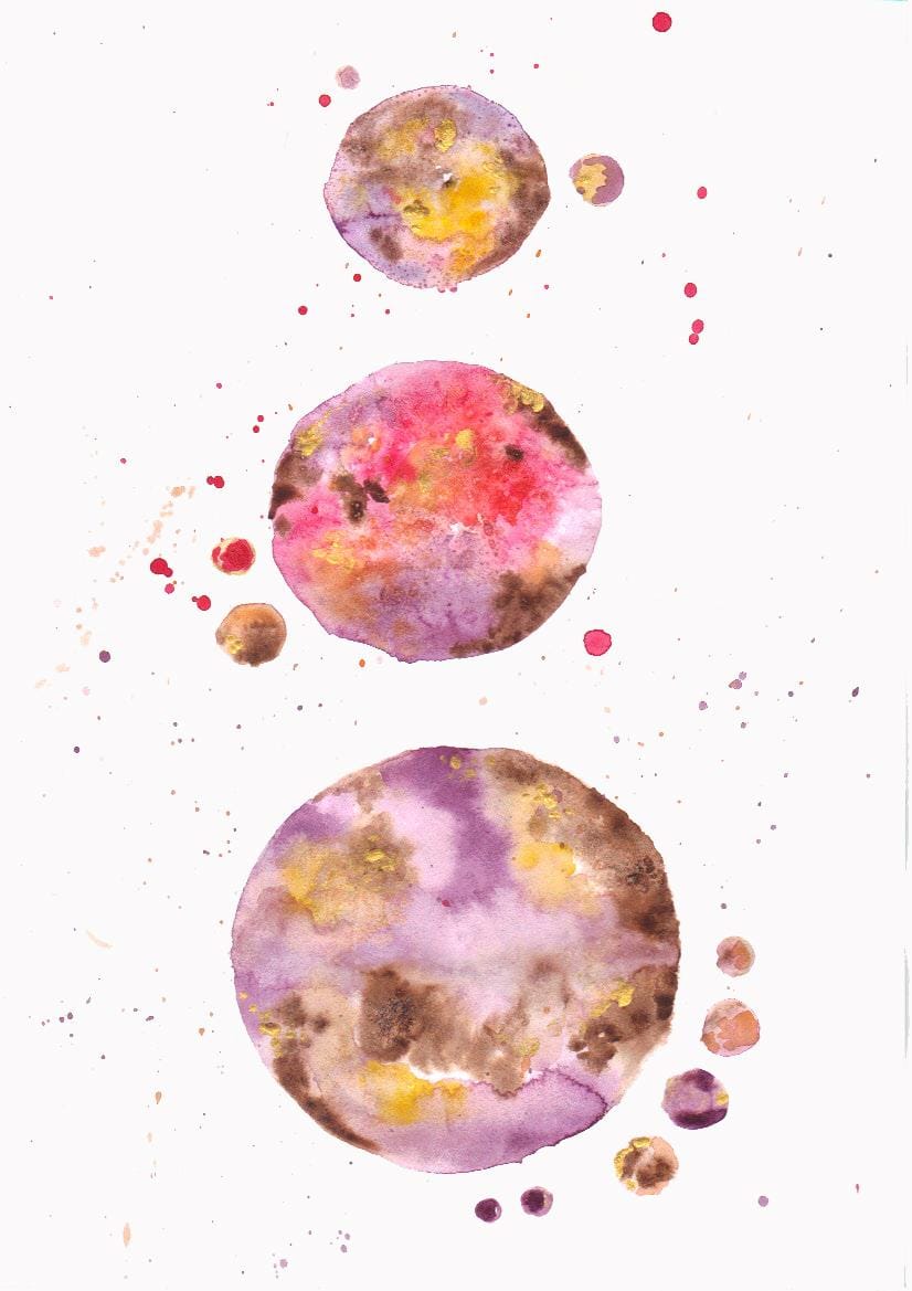Creating my Boho Watercolor project! :) - image 2 - student project