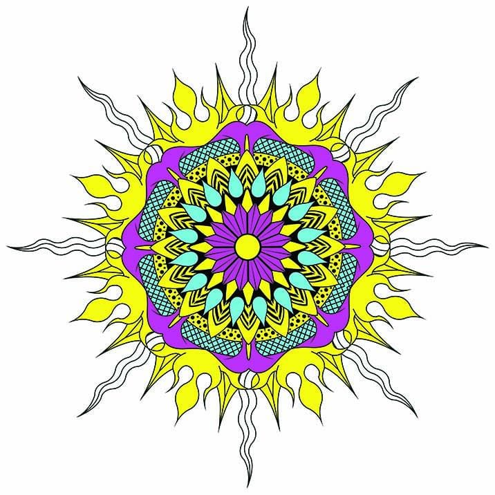 Art Deco Fire Water Mandala? - image 4 - student project