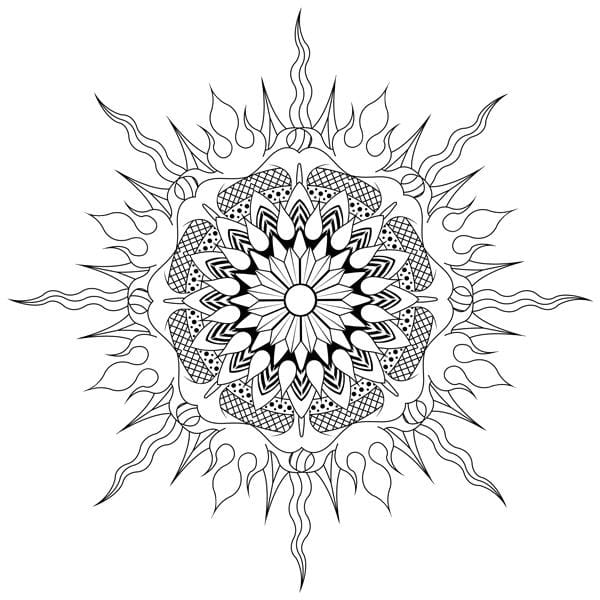 Art Deco Fire Water Mandala? - image 3 - student project