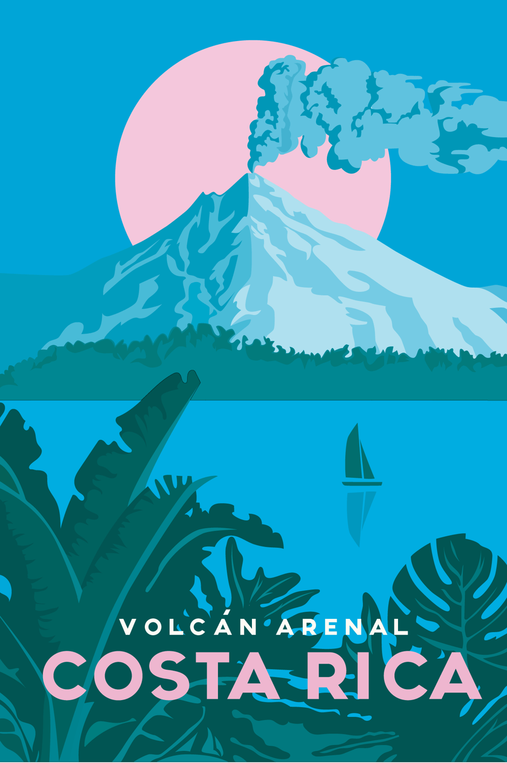 Missy Ames' Costa Rica Travel Poster - image 2 - student project