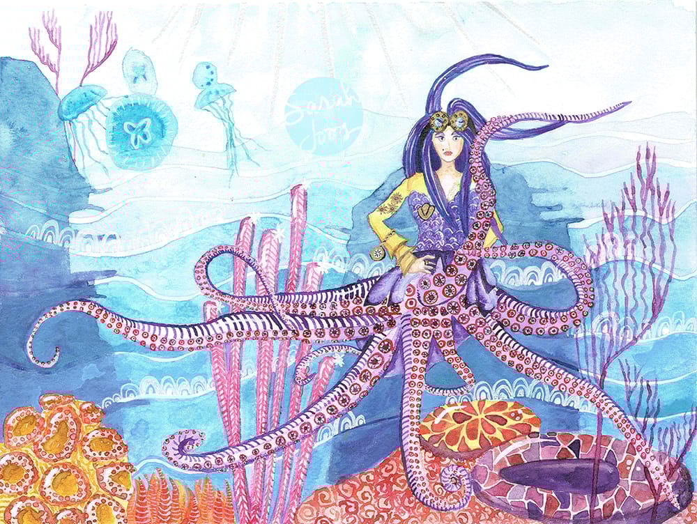 Watercolor textures - image 3 - student project