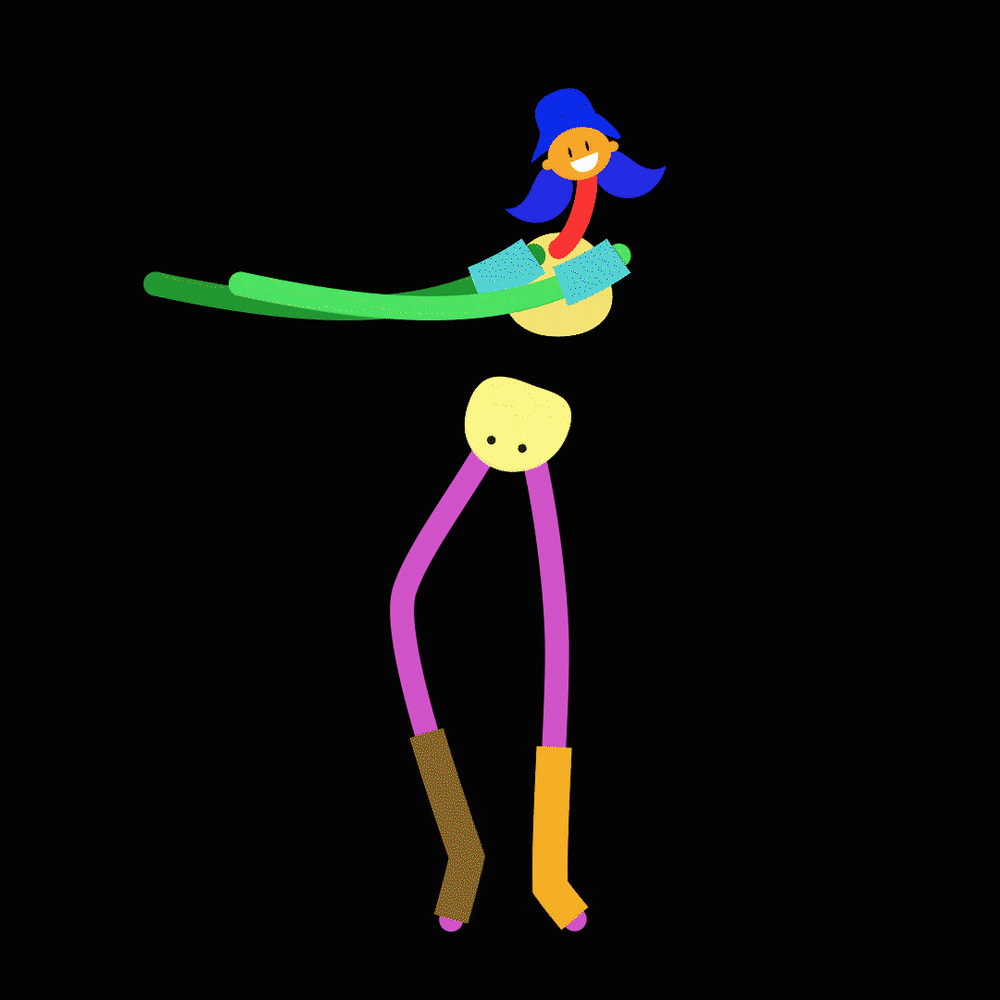 Playful girl dancing - image 2 - student project