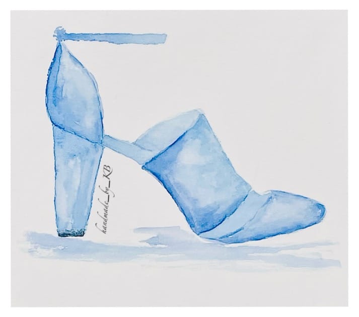 Watercolor textures in Shoes - image 1 - student project