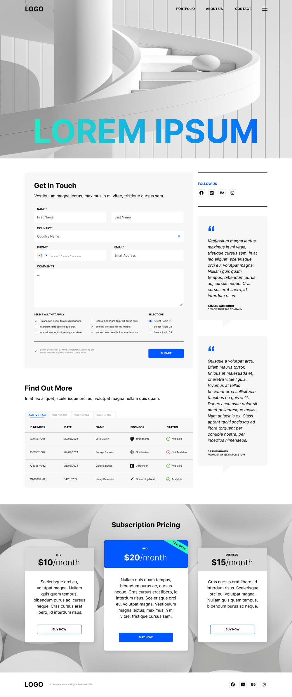 Figma Components Bootcamp Webpage Design - image 1 - student project