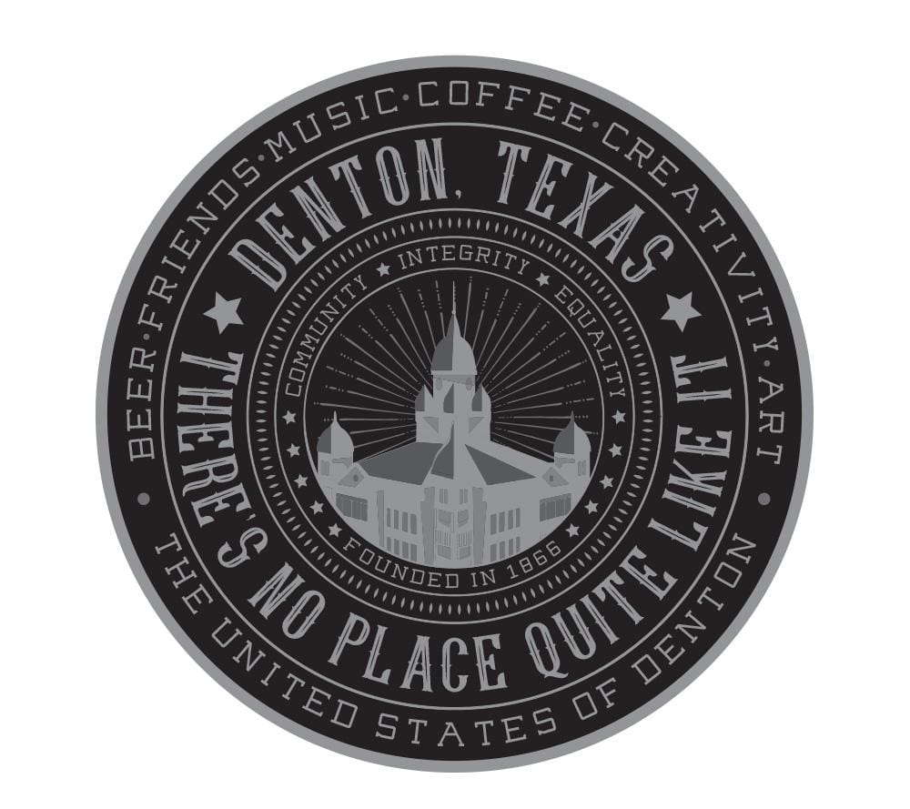 Denton Texas Sticker - image 1 - student project