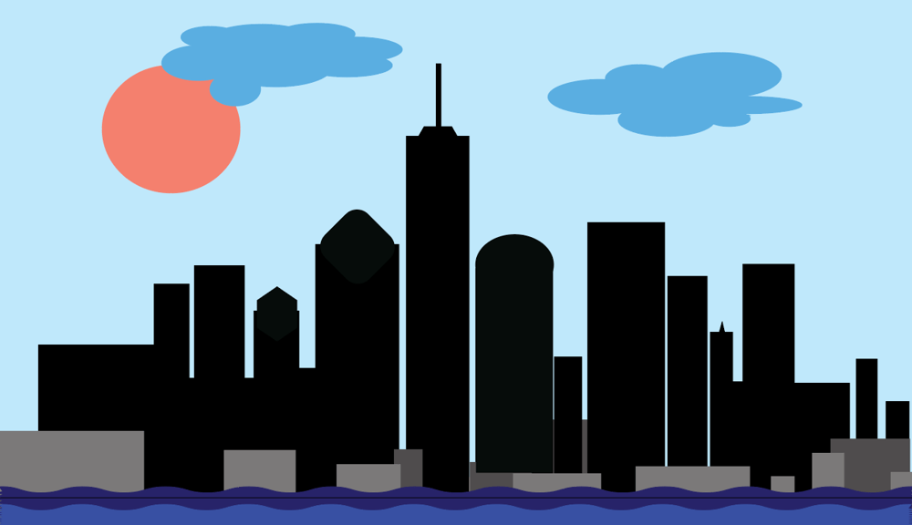 NYC Skyline - image 1 - student project