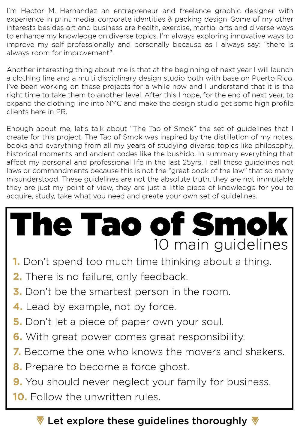 The Tao of Smok - image 2 - student project
