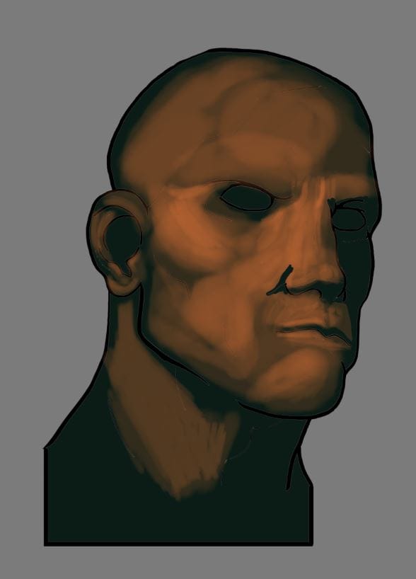 A First head in Photoshop - image 2 - student project