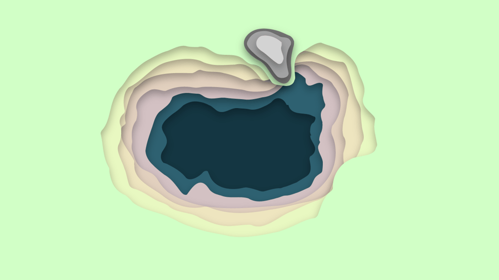 Underground Lake + A rose - image 1 - student project