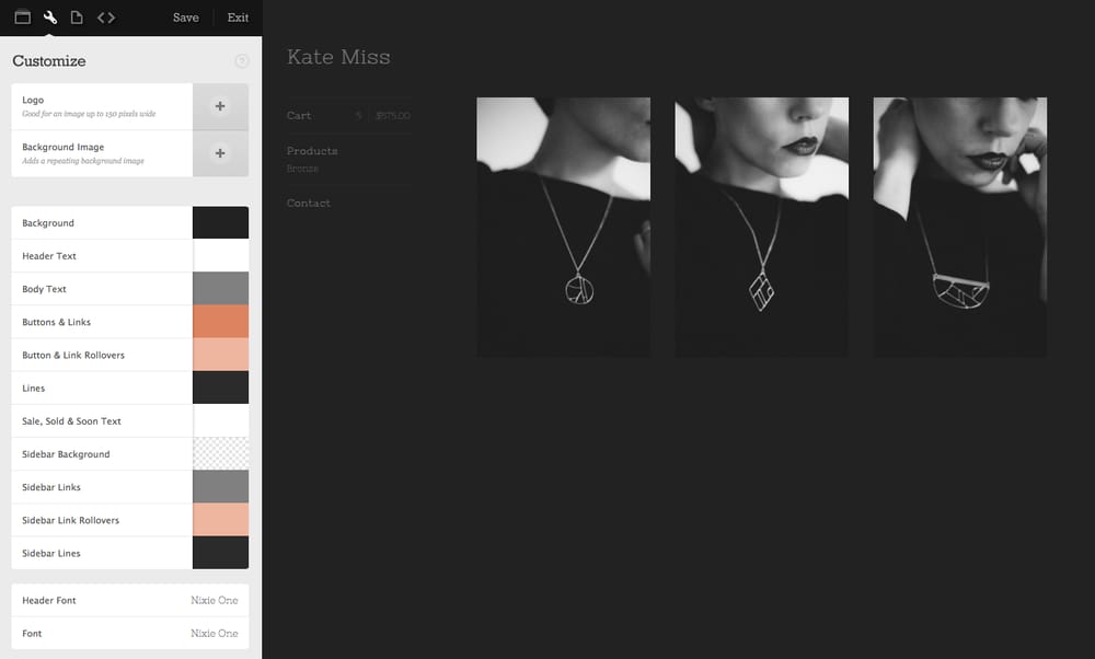 Kate Miss Jewelry Shop - image 2 - student project