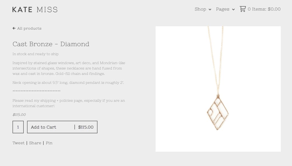 Kate Miss Jewelry Shop - image 9 - student project