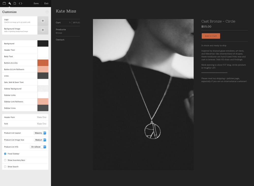 Kate Miss Jewelry Shop - image 3 - student project