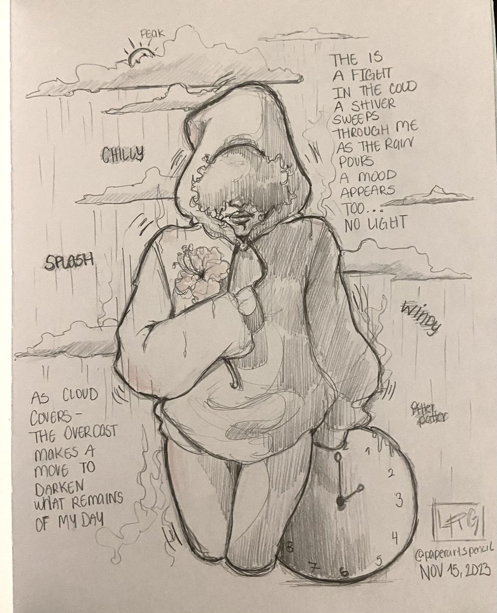 Rainy Day- Daily  Journal Page - image 1 - student project